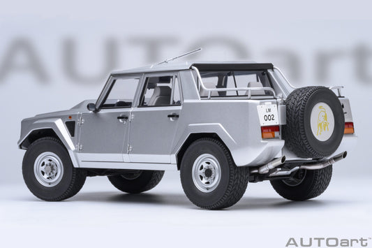 AutoArt Lamborghini LM002 - Argento 1:18 Modell