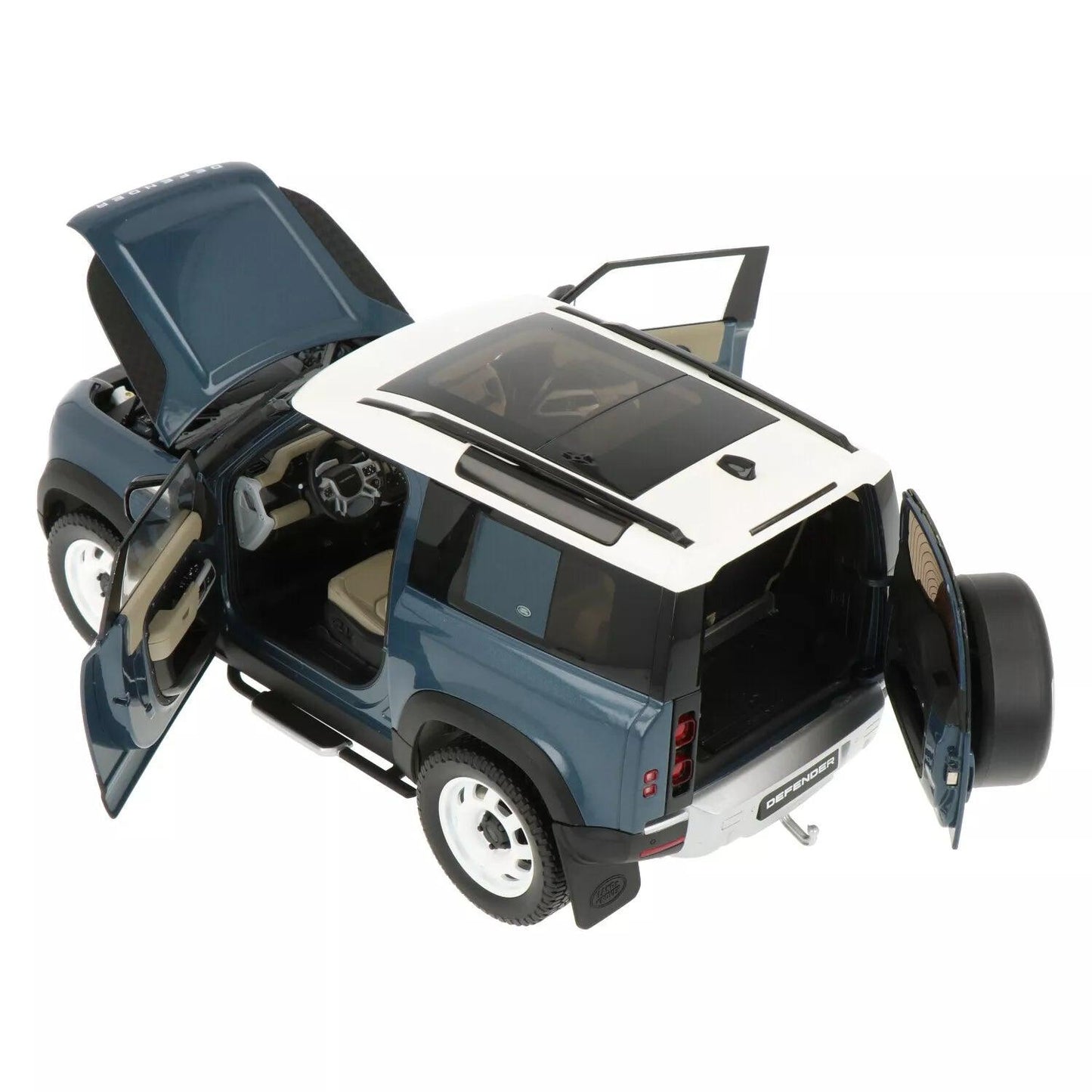 Almost Real Land Rover Defender 90 2020 - Tasman Blue 1:18 Modell