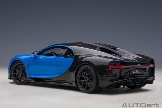 AutoArt Bugatti Chiron Sport - French Racing Blue/Carbon 1:18 Modell