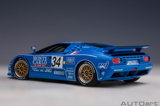 AutoArt Bugatti EB110 LM Le Mans 24h 1994 34 1:18 Modell