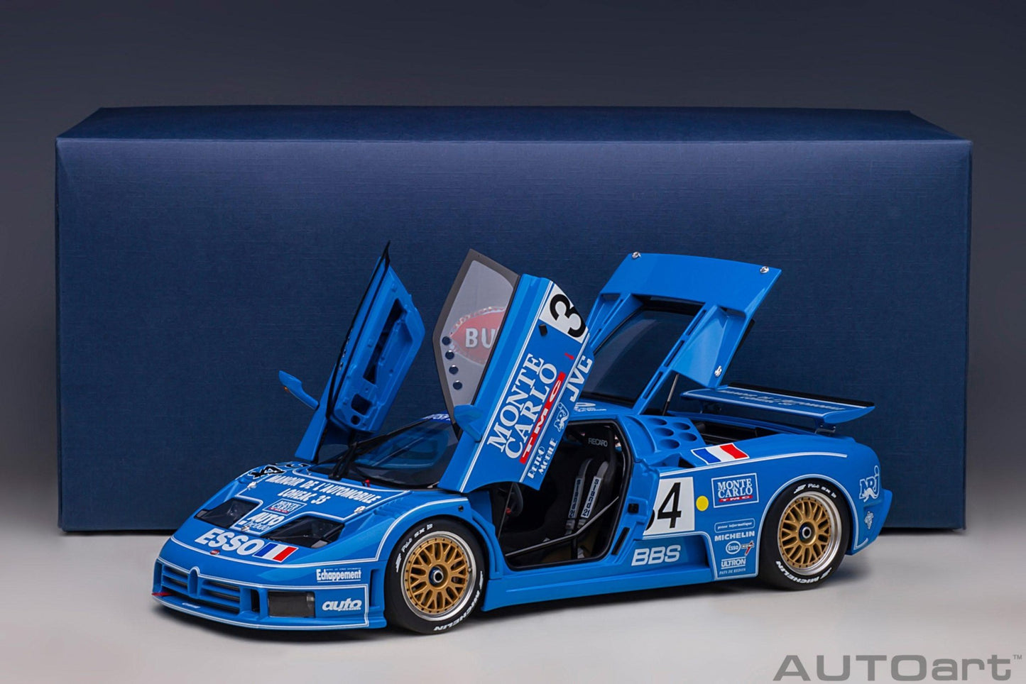 AutoArt Bugatti EB110 LM Le Mans 24h 1994 34 1:18 Modell