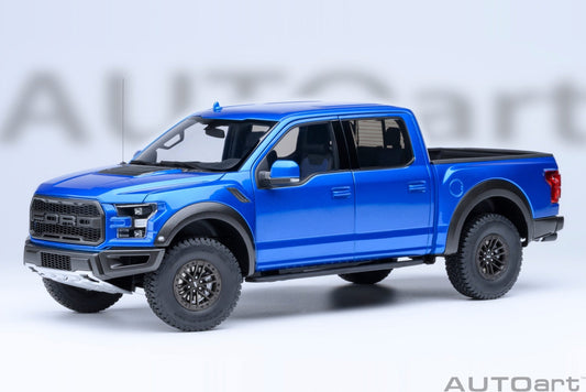 AutoArt Ford F - 150 Raptor Supercrew 2019 Velocity Blue 1:18 Modell