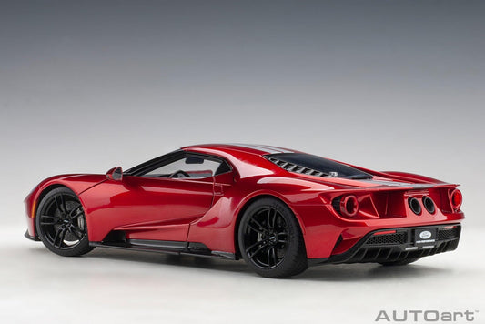 AutoArt Ford GT 2017 - Liquid Red/Silver Stripes 1:18 Modell