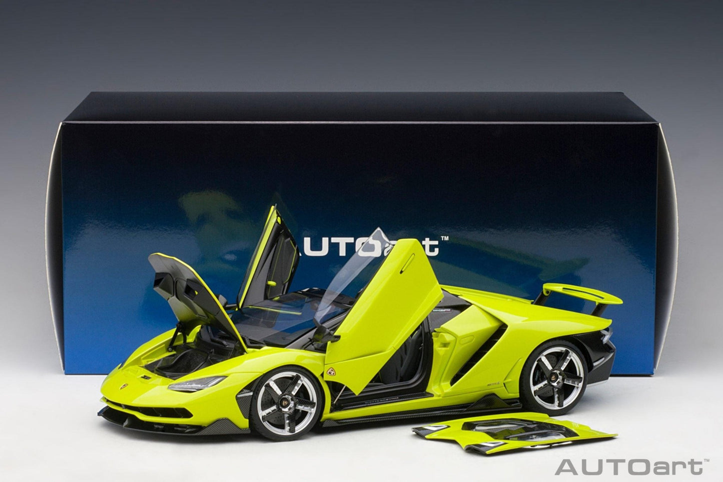 AutoArt Lamborghini Centenario Roadster - Verde Scandal/Solid Light Green 1:18 Modell