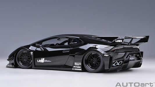 AutoArt Lamborghini Huracan GT Liberty Walk LB Silhouette - Black 1:18 Modell