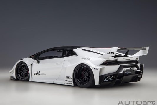 AutoArt Lamborghini Huracan GT Liberty Walk LB Silhouette - White 1:18 Modell