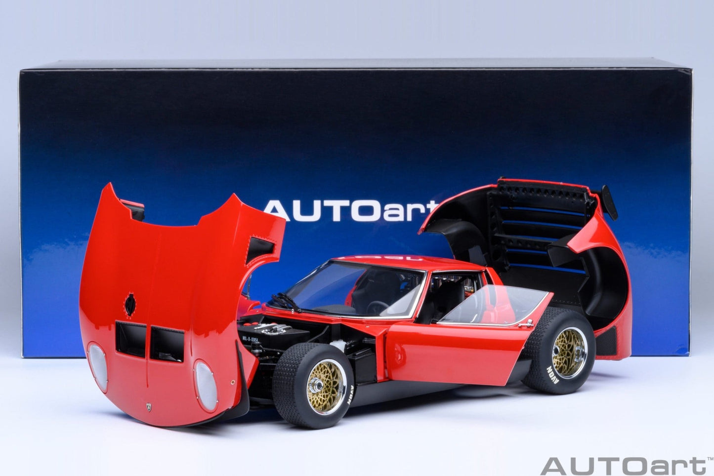 AutoArt Lamborghini Miura JOTA SVR Red 1:18 Modell