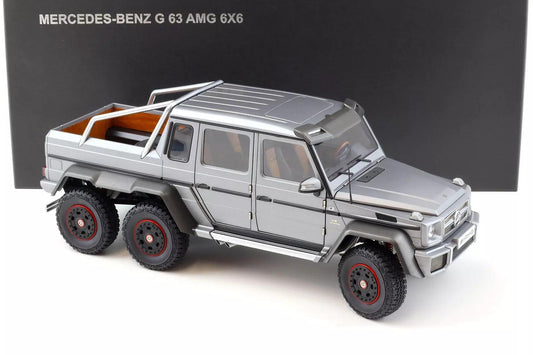 AutoArt Mercedes-Benz G63 AMG 6x6 - Designo Platinum Magno 1:18 Modell_Artexio