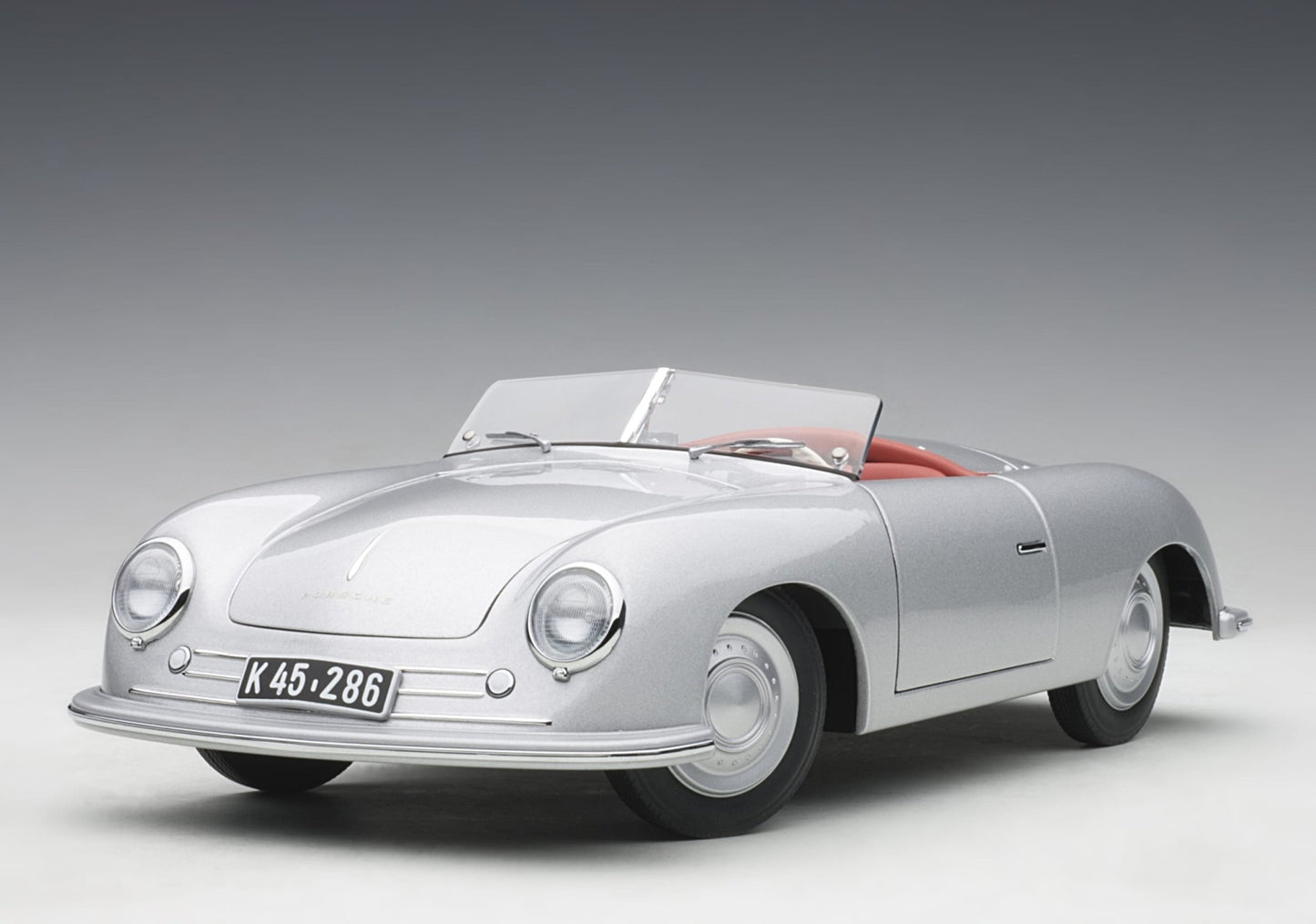 AutoArt Porsche 356 Number 1 - Silver 1:18 Modell