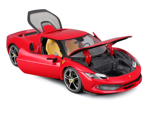 Bburago Ferrari 296 GTB 2023 - Rosso Corsa 1:18 Modell