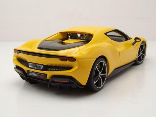 Bburago Ferrari 296 GTB 2023 - Yellow 1:18 Modell