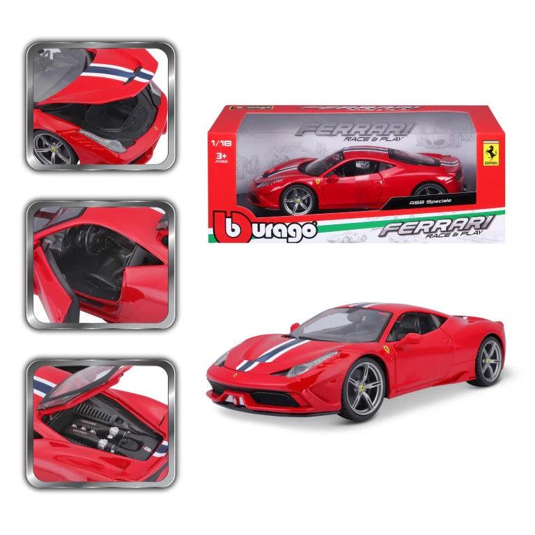 Bburago Ferrari 458 Speciale - Red 1:18 Modell