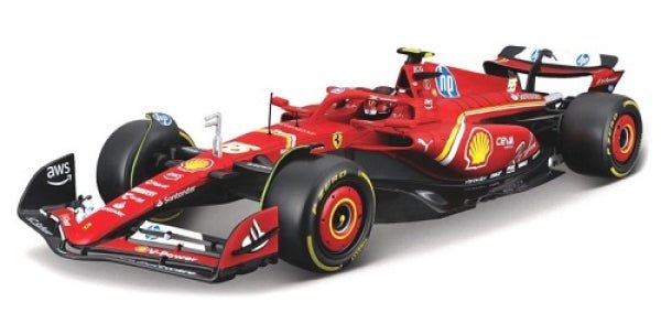 Bburago Ferrari SF-24 2024 #55 Carlos Sainz 1:18 Modell