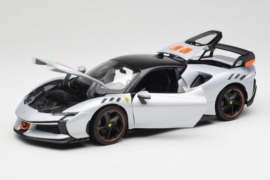 Bburago Ferrari SF90 XX Stradale 2024 white 1:18 Modell