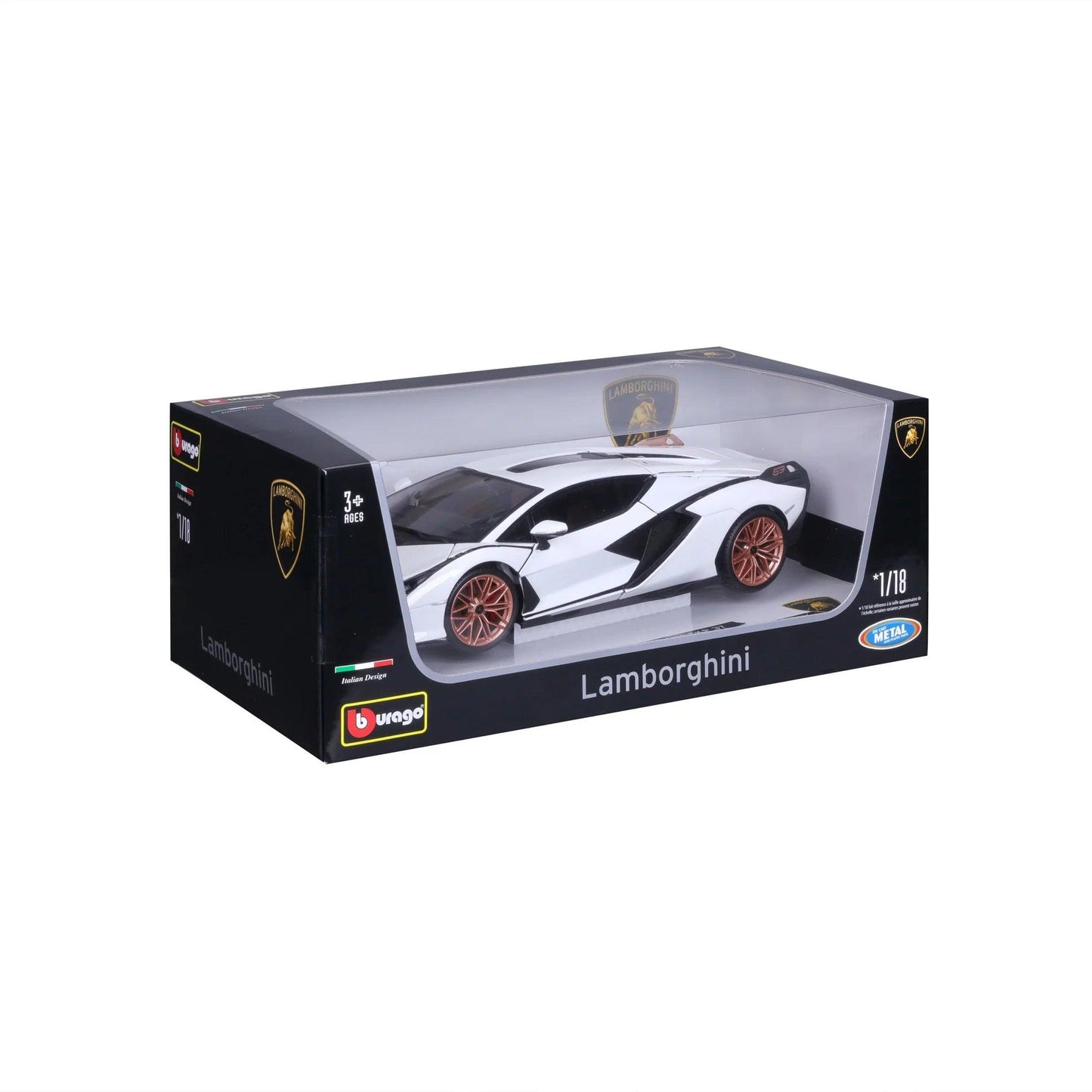 Bburago Lamborghini Sian FKP 37 2019 - White 1:18 Modell