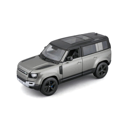 Bburago Land Rover Defender 110 - 4 Door Version - Grey 1:24 Modell