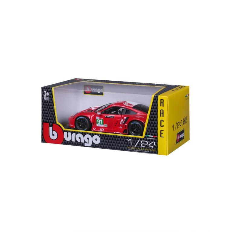 Bburago Porsche 911 RSR 91 24H LE MANS 2020 1:24 Modell