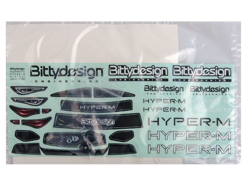 Bittydesign 1:10 Sport HYPER-M Lexankarosserie WB 210-225mm # Light