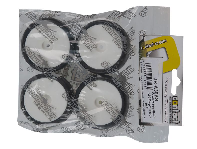 Contact 1:10 Komplettrad BC 24mm Hohlkammer (4) Carpet Spec 30 Shore Teppich