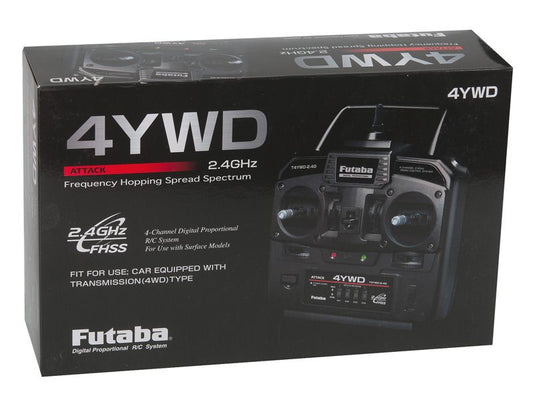 Futaba Attack T4YWD Sender 4-Kanal Combo (2.4 GHz + FHSSR214FGE)_Artexio