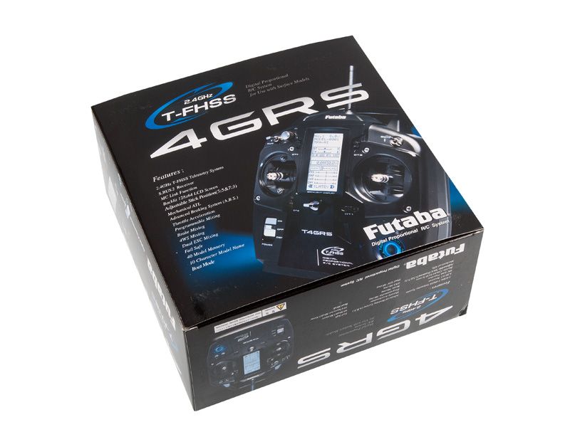 Futaba T4GRS Sender 4-Kanal Combo (2.4GHz / R304SB) RC Sender + Empfänger_Artexio