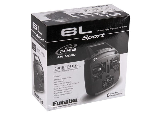 Futaba T6L Sport 6-Kanal Combo (2.4GHz / R3106GF) 2.4GHz RC Sender + Empfänger_Artexio