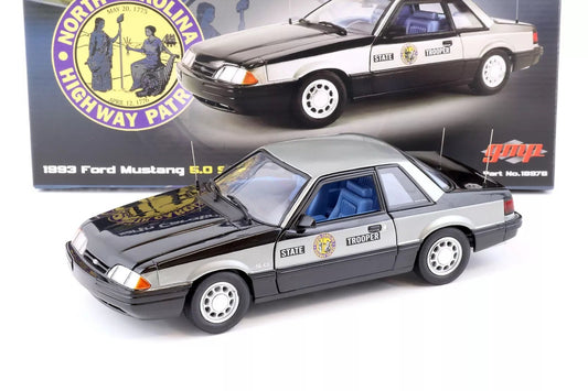 GMP/ACME Ford Mustang 5.0 SSP - North Carolina Highway Patrol State Trooper 1993 1:18 Modell