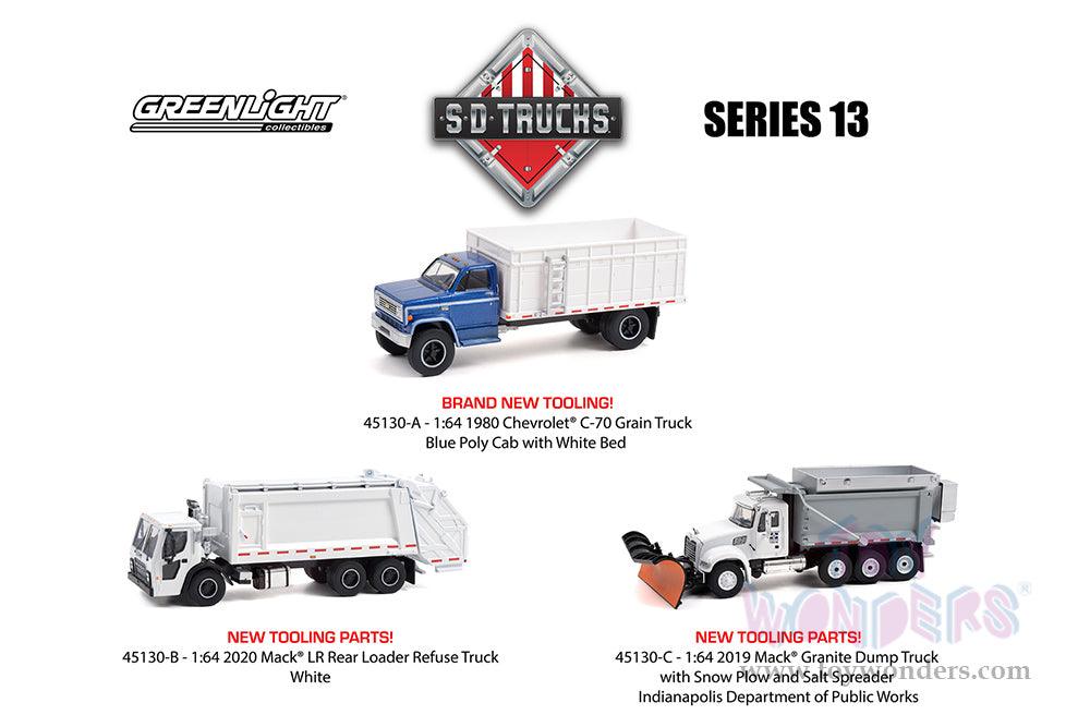 Greenlight S.D. Trucks Series 13 (Set mit 6 Modellwagen) 1:64 Modelle