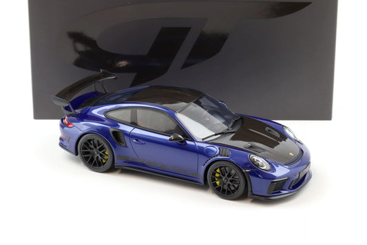 GT Spirit Porsche 911 (991.2) GT3 RS Weissach Package San Marino blue 2018 1:18 Modell