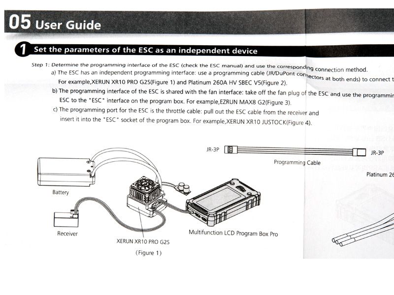 Hobbywing LCD Programmierbox Pro für Xerun, Ezrun und Platinum