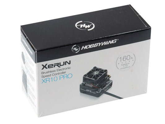 Hobbywing Xerun XR10 Pro Brushless Regler Schwarz 160A, 2 - 3s LiPo