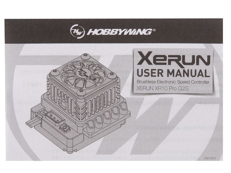 Hobbywing Xerun XR10 Pro Elite G2S Brushless Regler 160A, 2s LiPo für 1:10 Fahrzeuge