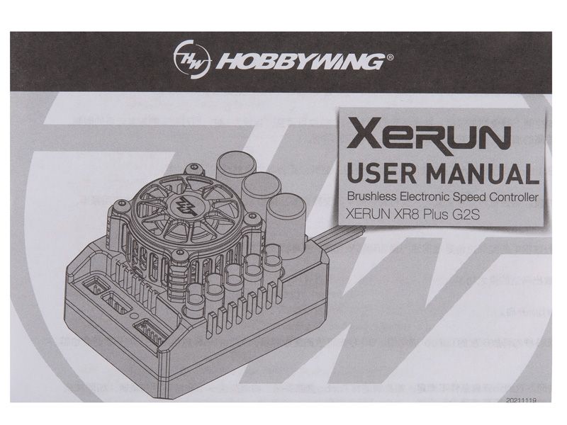 Hobbywing Xerun XR8 Plus G2 Brushless Regler 200A 2 - 6S LiPo für 1:8 Fahrzeuge