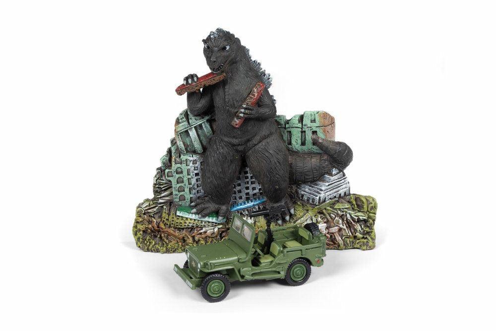Johnny Lightning Japan Jeep Willy w/Godzilla 1941 1:64 Modell