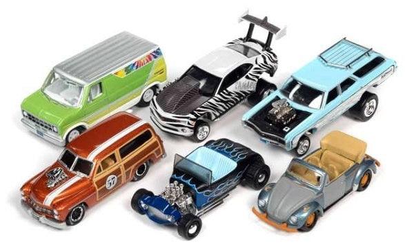 Johnny Lightning Street Freaks - Release 2 2021 - Assortment B (Set von 6 Modellen) 1:64 Modelle