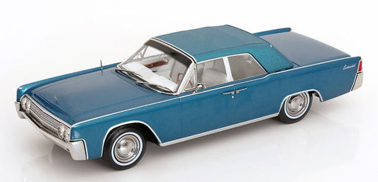 KK-Scale Lincoln Continental Convertible 1963 - Turquoise Metallic 1:18 Modell