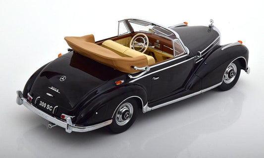 KK-Scale Mercedes-Benz 300 SC W188 Cabrio 1957 - Black 1:18 Modell_Artexio