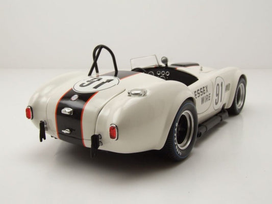 Kyosho SHELBY COBRA 427 S/C - ESSEX WIRE - WHITE/DARK BLUE 1:18 Modell