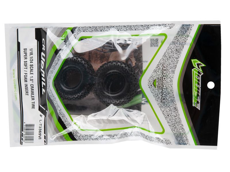 Louise RC 1:18 Crawler Reifen "1.0 CR - Uphill" inkl. Einlagen unverklebt Super Soft