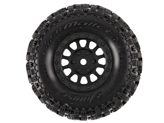 Louise RC Crawler "CR-Mallet" für TRX-4M Komplettrad 1.0 schwarz # Super Soft