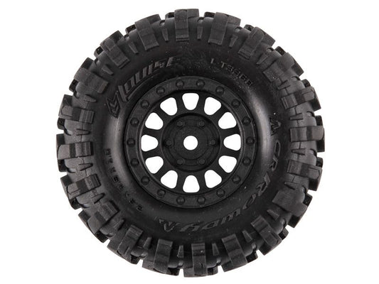Louise RC Crawler "CR-Rowdy" für TRX-4M Komplettrad 1.0 schwarz # Super Soft