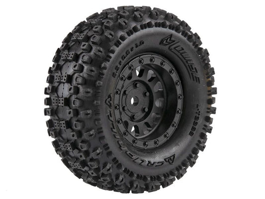 Louise RC Crawler "CR-Uphill" für TRX-4M Komplettrad 1.0 schwarz # Super Soft