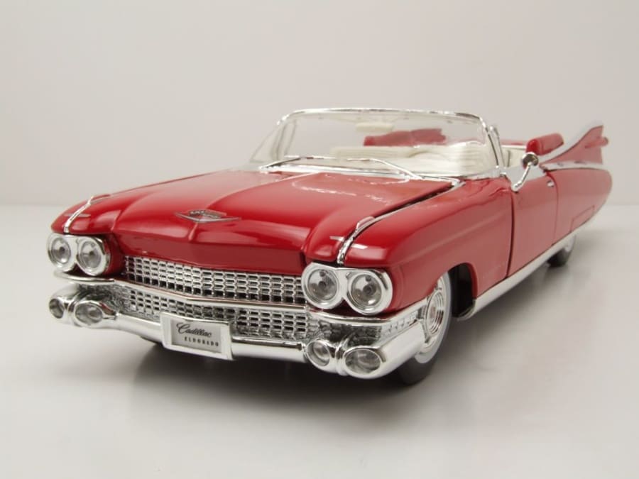 Maisto Cadillac Eldorado Biarritz Cabrio year 1959 red 1:18 model