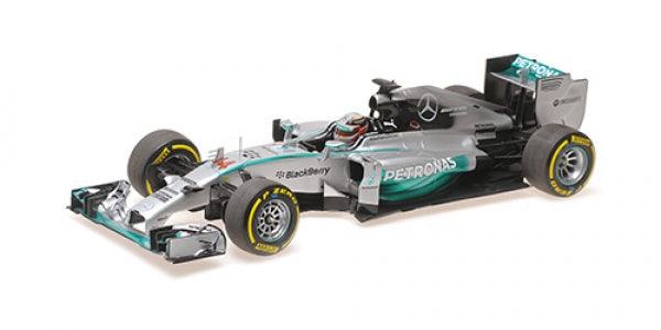 Minichamps Mercedes AMG Petronas F1 Team W05 – Lewis Hamilton – World Champion 2014 1:18 Modell