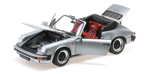 Minichamps Porsche 911 Carrera Cabriolet 3.2 1983 grau metallic 1:18 Modell