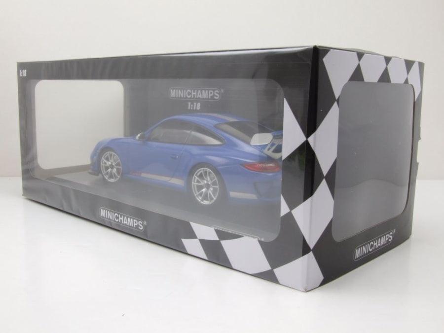 Minichamps Porsche 911 GT3 RS 4.0 2011 - Blue 1:18 Modell