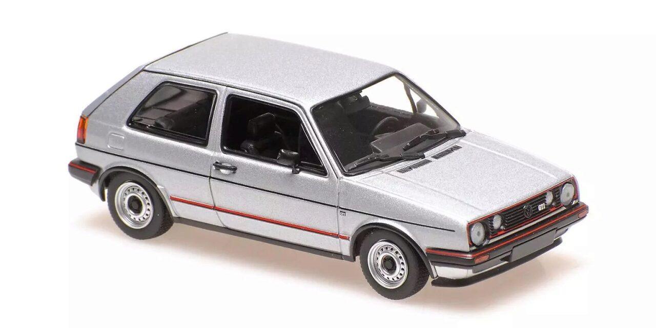 Minichamps Volkswagen Golf GTI 1985 - Silver Metallic 1:43 Modell