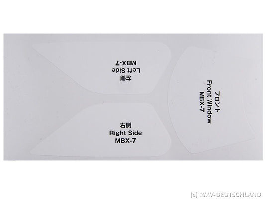 Mugen MBX-7 Karosserie # 0,8mm