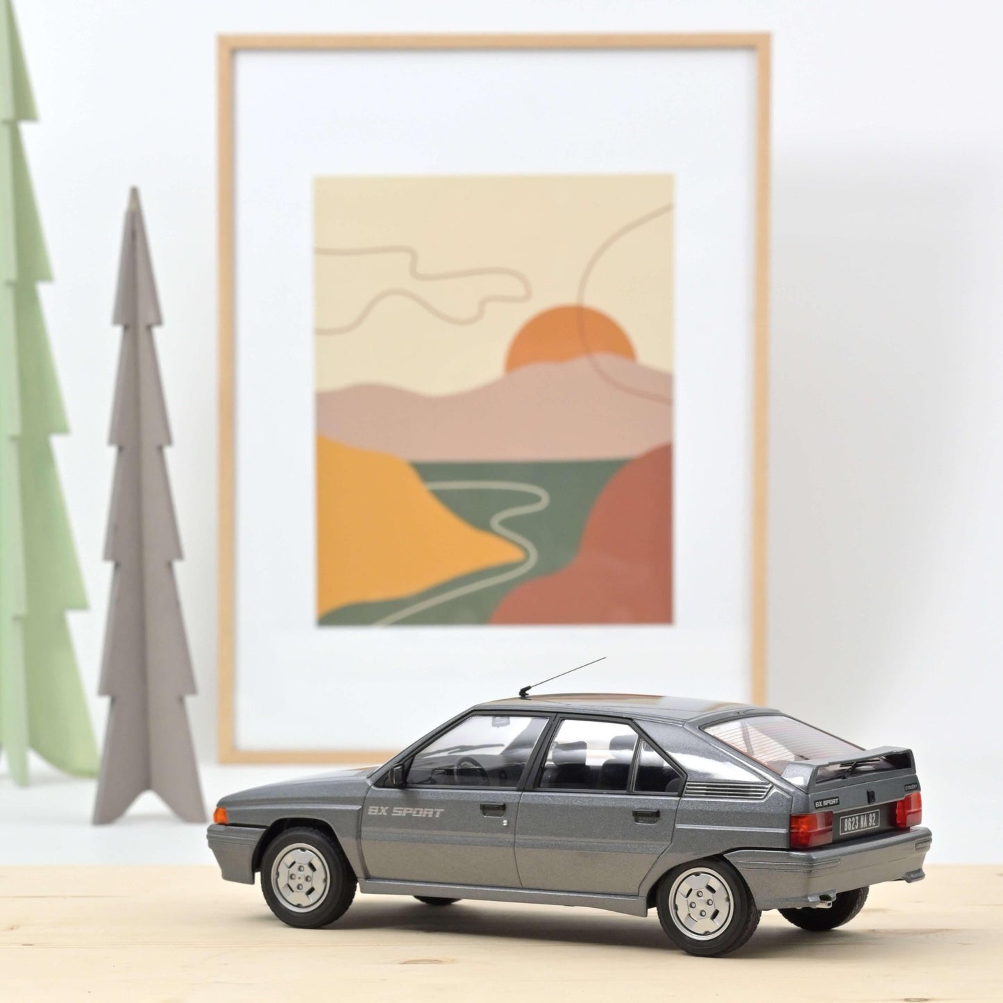 Norev Citroen BX Sport 1985 Fox Grey 1:18 Modell