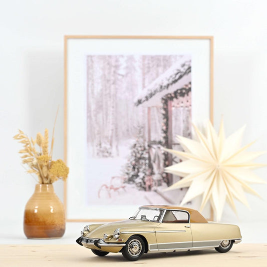 Norev Citroen DS 19 Le Dandy 1964 Beige Metallic and Brown 1:18 Modell